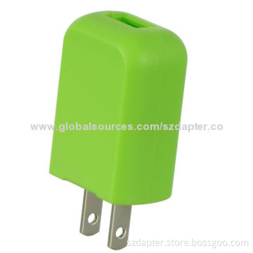 5V/1A Mobile Phone Charger with UL/FCC/RoHS Certifications